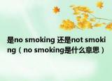 是no smoking 还是not smoking（no smoking是什么意思）