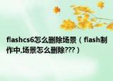 flashcs6怎么删除场景（flash制作中,场景怎么删除???）