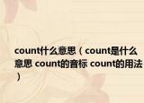 count什么意思（count是什么意思 count的音标 count的用法）