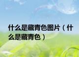 什么是藏青色图片（什么是藏青色）