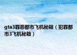 gta3罪恶都市飞机秘籍（犯罪都市3飞机秘籍）