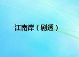 江南岸（剧透）