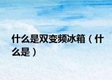 什么是双变频冰箱（什么是）