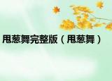 甩葱舞完整版（甩葱舞）