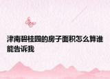 津南碧桂园的房子面积怎么算谁能告诉我