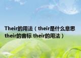 Their的用法（their是什么意思 their的音标 their的用法）