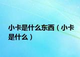 小卡是什么东西（小卡是什么）