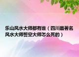 乐山风水大师都有谁（四川最著名风水大师誓空大师怎么死的）
