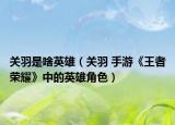 关羽是啥英雄（关羽 手游《王者荣耀》中的英雄角色）
