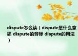 dispute怎么读（dispute是什么意思 dispute的音标 dispute的用法）