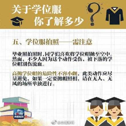 粉色、黄色、白色……毕业生快来了解下学位服！