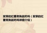 发芽的红薯煮熟能吃吗（发芽的红薯煮熟能吃吗详细介绍）