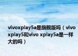 vivoxplay5a是旗舰版吗（vivo xplay5和vivo xplay5a是一样大的吗）