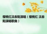 樱桃红沈春阳演唱（樱桃红 沈春阳演唱歌曲）