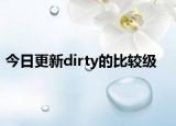 今日更新dirty的比较级