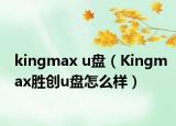 kingmax u盘（Kingmax胜创u盘怎么样）