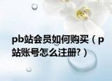 pb站会员如何购买（p站账号怎么注册?）