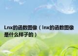Lnx的函数图像（lnx的函数图像是什么样子的）