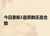 今日更新1是质数还是合数