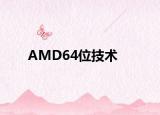 AMD64位技术
