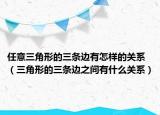 任意三角形的三条边有怎样的关系（三角形的三条边之间有什么关系）