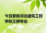 今日更新河北建筑工程学院王牌专业