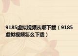 9185虚拟视频从哪下载（9185虚拟视频怎么下载）