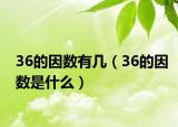 36的因数有几（36的因数是什么）