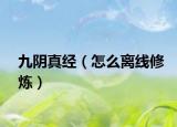 九阴真经（怎么离线修炼）