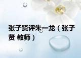 张子贤评朱一龙（张子贤 教师）