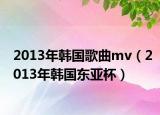 2013年韩国歌曲mv（2013年韩国东亚杯）