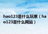 hao123是什么玩意（hao123是什么网站）