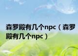 森罗殿有几个npc（森罗殿有几个npc）