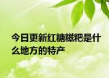 今日更新红糖糍粑是什么地方的特产