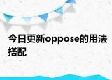 今日更新oppose的用法搭配