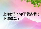 上海停车app下载安装（上海停车）