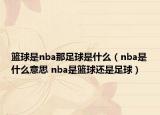 篮球是nba那足球是什么（nba是什么意思 nba是篮球还是足球）