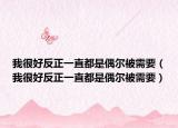 我很好反正一直都是偶尔被需要（我很好反正一直都是偶尔被需要）