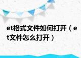 et格式文件如何打开（et文件怎么打开）