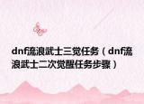 dnf流浪武士三觉任务（dnf流浪武士二次觉醒任务步骤）