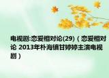 电视剧:恋爱相对论(29)（恋爱相对论 2013年朴海镇甘婷婷主演电视剧）