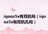 iqooz5x有耳机吗（iqooz5x有耳机孔吗）