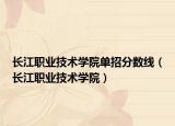 长江职业技术学院单招分数线（长江职业技术学院）