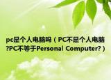 pc是个人电脑吗（PC不是个人电脑?PC不等于Personal Computer?）