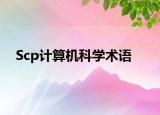 Scp计算机科学术语