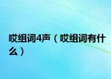 哎组词4声（哎组词有什么）