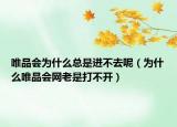 唯品会为什么总是进不去呢（为什么唯品会网老是打不开）
