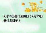 2月19日是什么佛日（2月19日是什么日子）