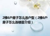 2梯6户房子怎么选户型（2梯6户房子怎么选楼层介绍）