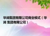 华润集团有限公司商业模式（华润 集团有限公司）